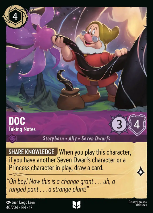 Wilds Unknown - 040/204 - Doc - Taking Notes