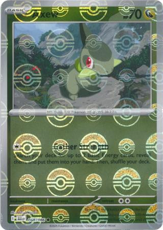 Black Bolt - 068/086 - Axew - Poké Ball Reverse Holo