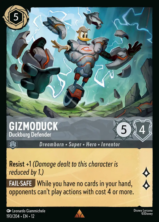 Wilds Unknown - 193/204 - Gizmoduck - Duckburg Defender