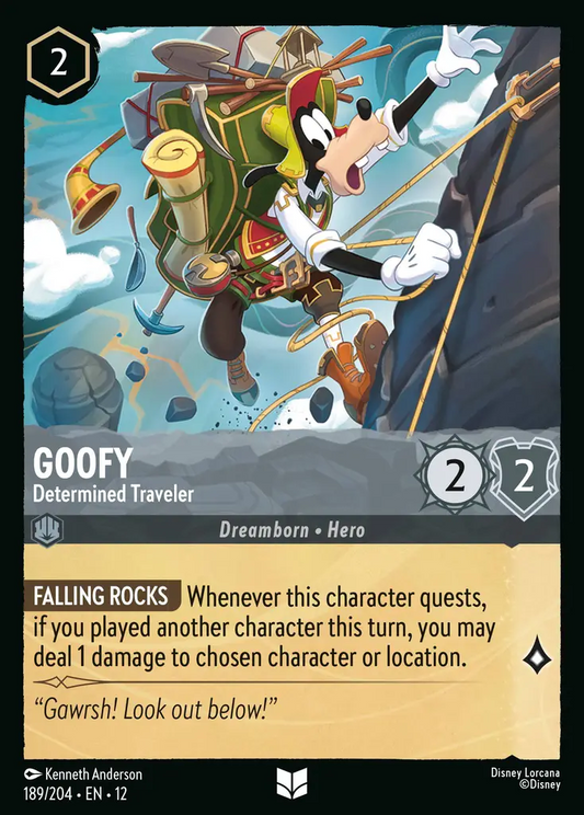 Wilds Unknown - 189/204 - Goofy - Determined Traveler