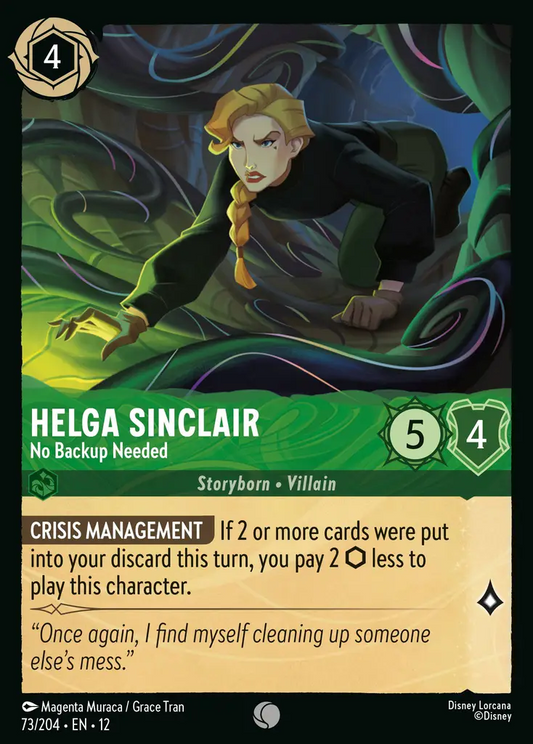 Wilds Unknown - 073/204 - Helga Sinclair - No Backup Needed
