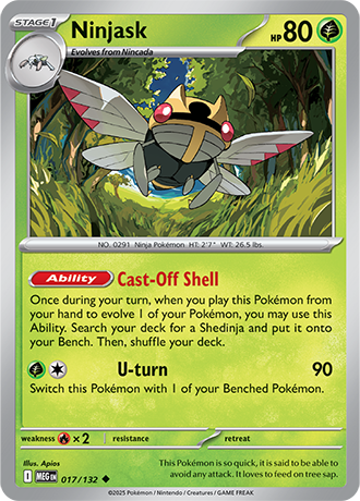Mega Evolution - 017/132 - Ninjask