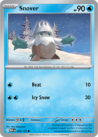 Mega Evolution - 035/132 - Snover