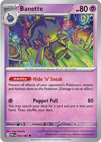 Pitch Black - 034/084 - Banette