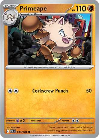 Pitch Black - 043/084 - Primeape