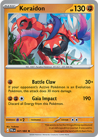 Pitch Black - 047/084 - Koraidon - Holo