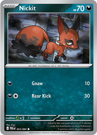 Pitch Black - 053/084 - Nickit