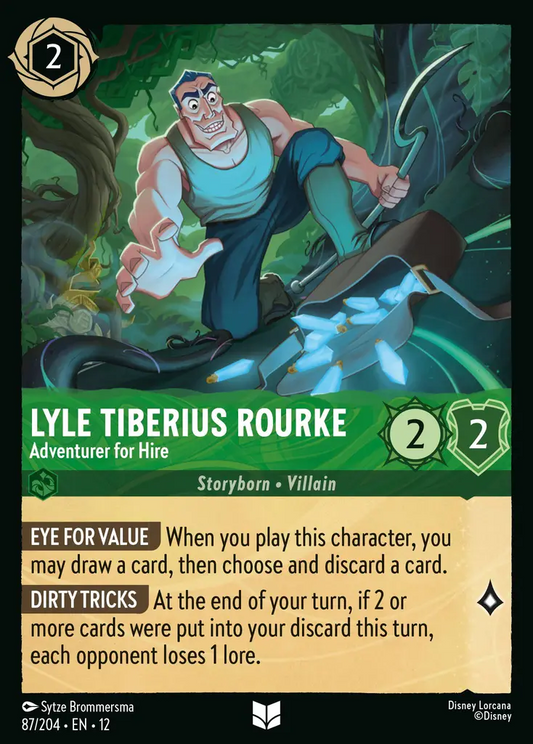 Wilds Unknown - 087/204 - Lyle Tiberius Rourke - Adventurer for Hire