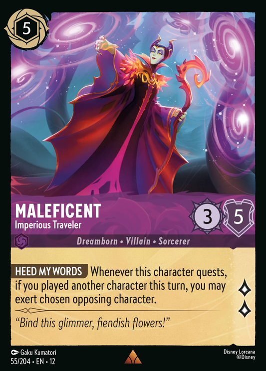 Wilds Unknown - 055/204 - Maleficent - Imperious Traveler
