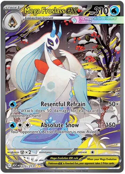 Ascended Heroes - 275/217 - Mega Froslass ex