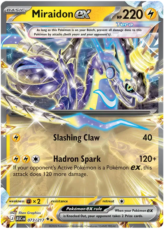 Ascended Heroes - 073/217 - Miraidon ex