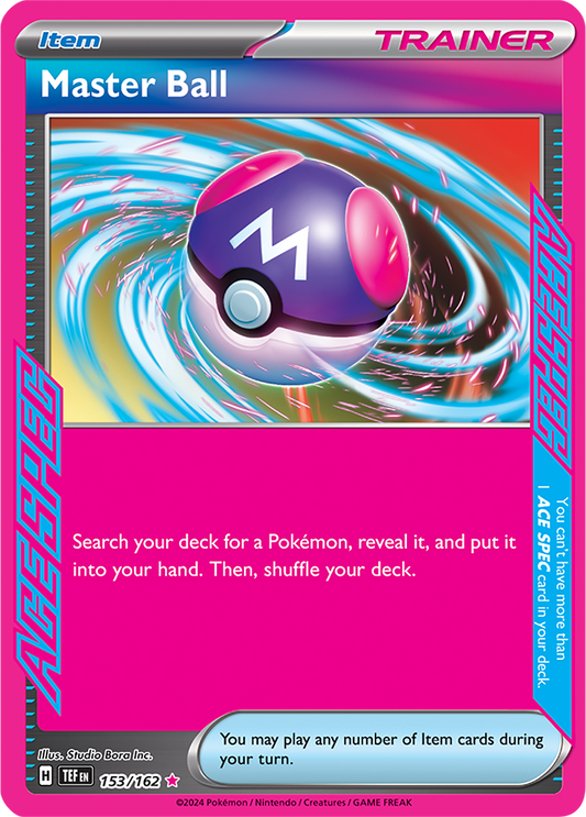 Temporal Forces - 153/162 - Master Ball - Ace Spec