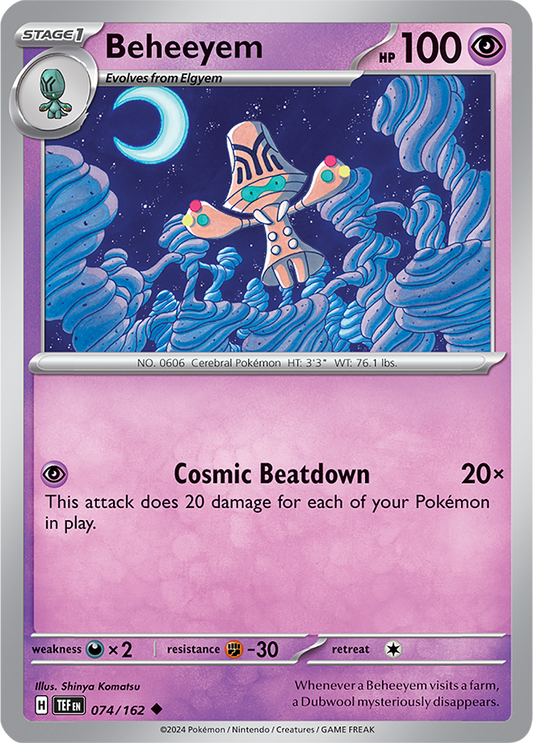 Temporal Forces - 074/162 - Beheeyem