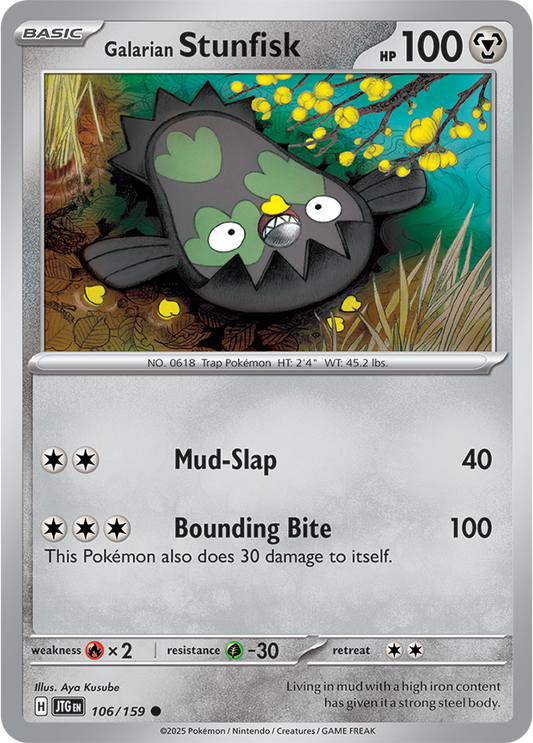Journey Together - 106/159 - Galarian Stunfisk