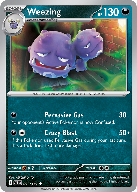 Journey Together - 092/159 - Weezing