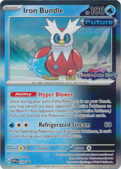 Black Star Promos - SVP058 - Iron Bundle (Sealed Full Deck)