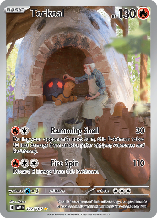 Twilight Masquerade - 172/167 - Torkoal
