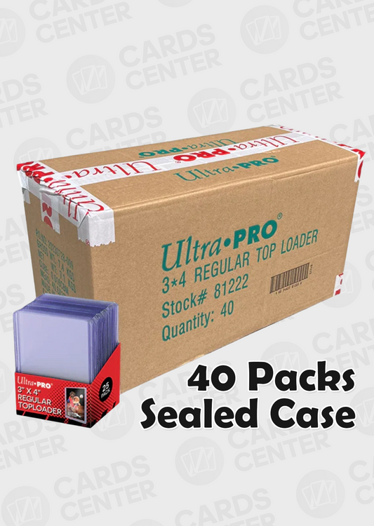 Ultra PRO 3" x 4" Clear Regular Toploaders Case (40 Packs)