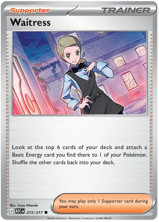 Ascended Heroes - 215/217 - Waitress