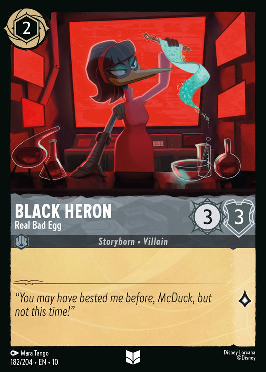 Whispers in the Well - 182/204 - Black Heron - Real Bad Egg