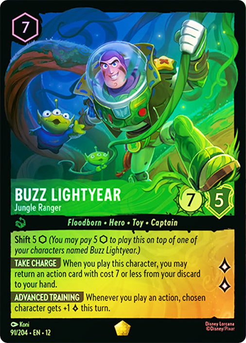 Wilds Unknown - 091/204 - Buzz Lightyear - Jungle Ranger - Foil