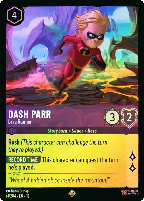 Wilds Unknown - 061/204 - Dash Parr - Lava Runner - Foil