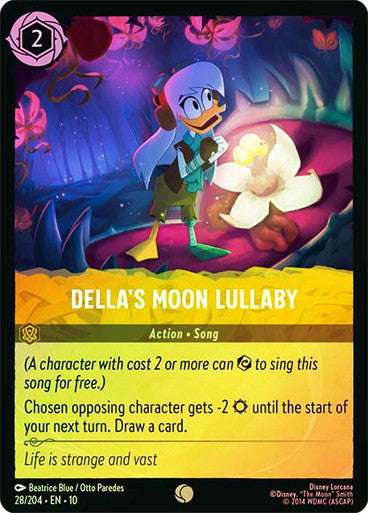 Whispers in the Well - 028/204 - Della's Moon Lullaby - Foil