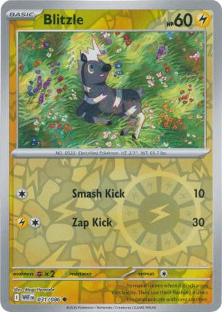 White Flare - 031/086 - Blitzle - Reverse Holo