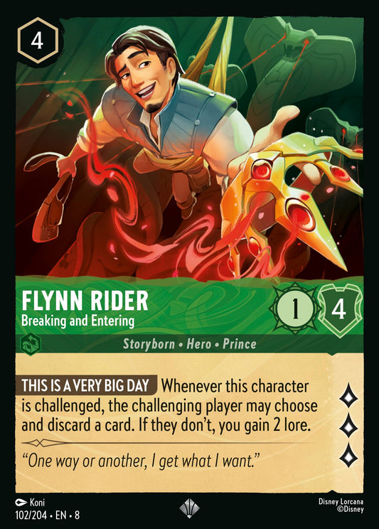 Reign Of Jafar - 102/204 - Flynn Rider - Breaking and Entering