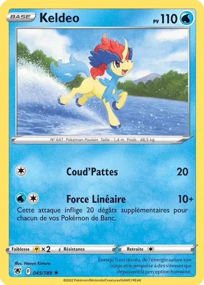Astral Radiance - 045/189 - Keldeo - Non Holo