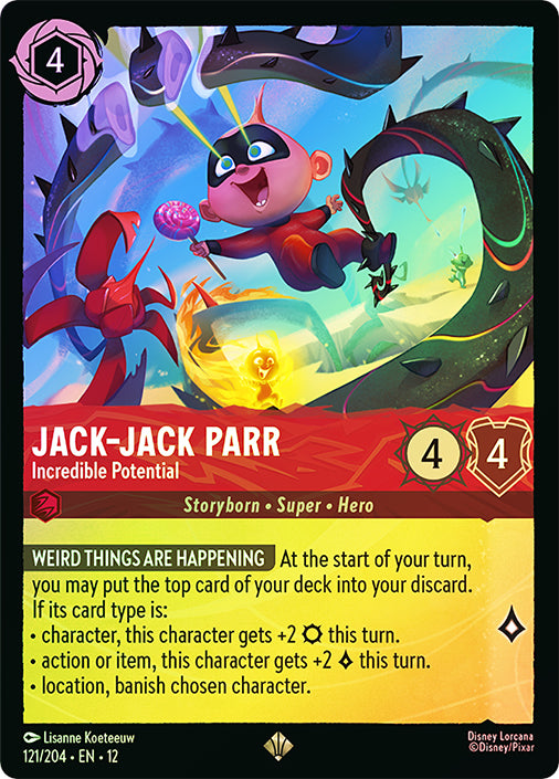 Wilds Unknown - 121/204 - Jack‐Jack Parr - Incredible Potential - Foil