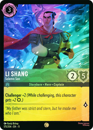 Winterspell - 175/204 - Li Shang - Solemn Son - Foil