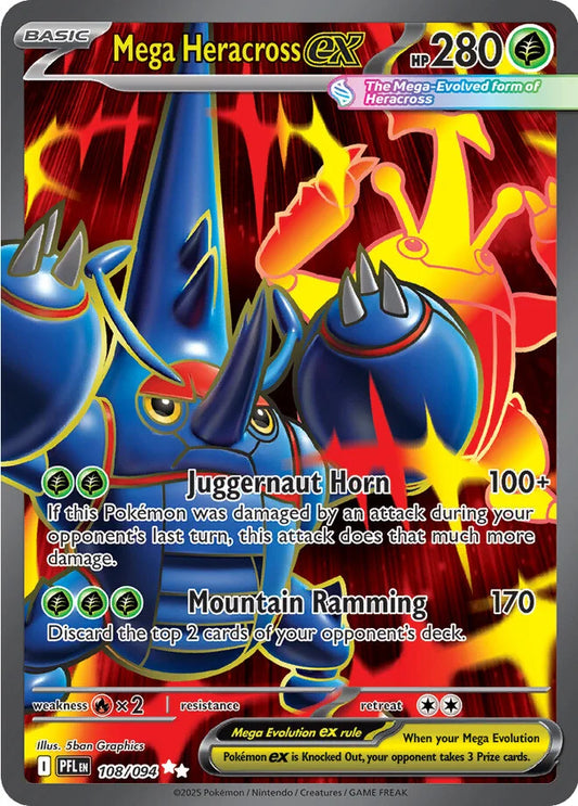 Phantasmal Flames - 108/094 - Mega Heracross ex