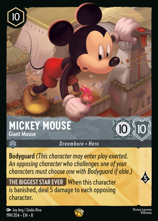 Reign Of Jafar - 199/204 - Mickey Mouse - Giant Mouse