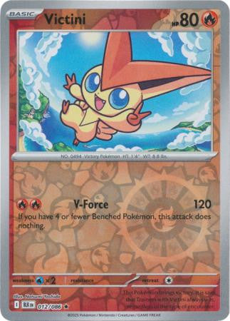 Black Bolt - 012/086 - Victini - Reverse Holo