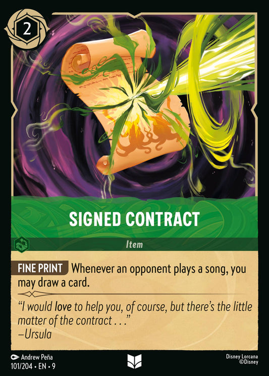 Fabled - 101/204 - Signed Contract