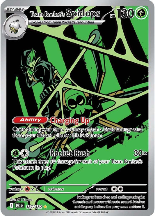 Destined Rivals - 187/182 - Team Rocket’s Spidops