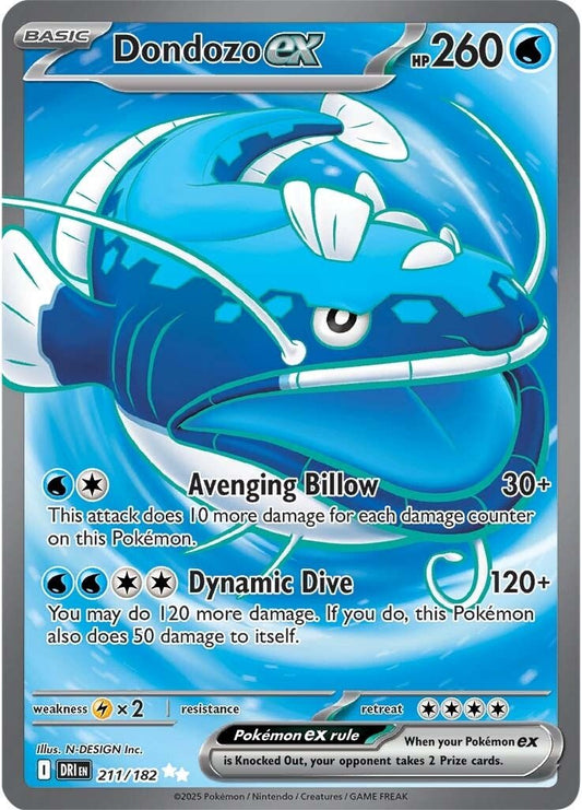 Destined Rivals - 211/182 - Dondozo ex