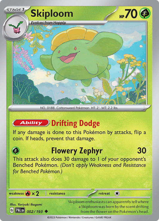 Paldea Evolved - 002/193 - Skiploom