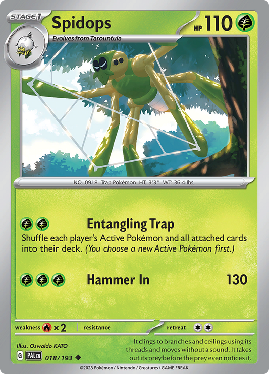 Paldea Evolved - 018/193 - Spidops