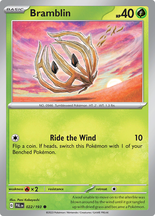 Paldea Evolved - 022/193 - Bramblin
