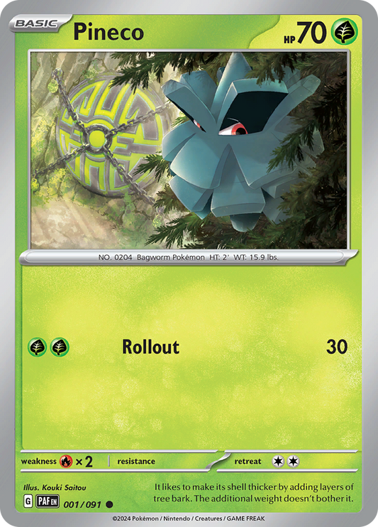 Paldean Fates - 001/091 - Pineco