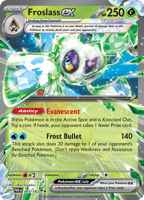 Paradox Rift - 003/182 - Froslass ex