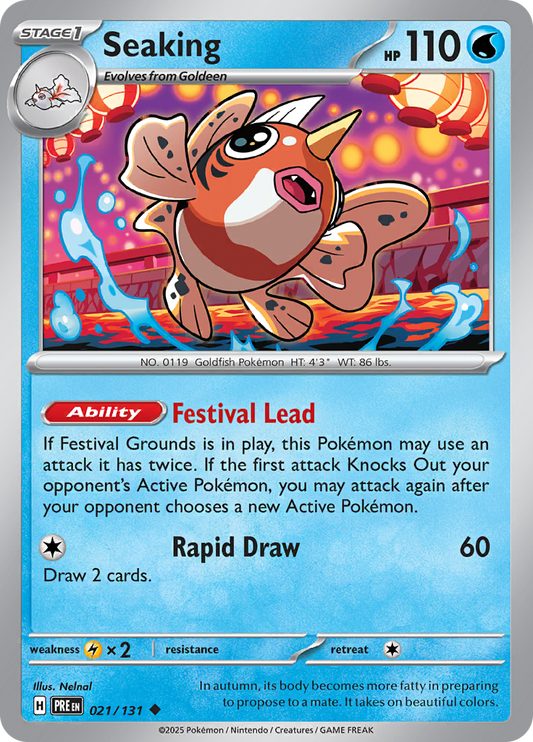 Prismatic Evolutions - 021/131 - Seaking