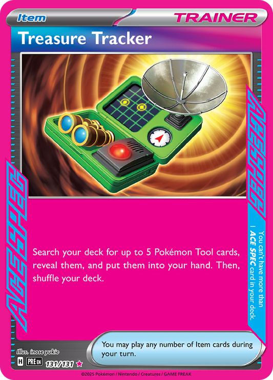 Prismatic Evolutions - 131/131 - Treasure Tracker - Ace Spec