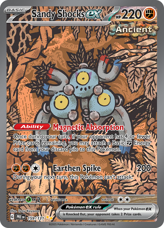 Prismatic Evolutions - 159/131 - Sandy Shocks ex