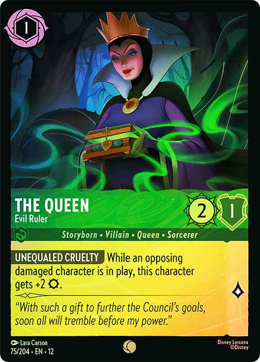 Wilds Unknown - 075/204 - The Queen - Evil Ruler - Foil