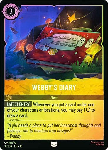 Whispers in the Well - 031/204 - Webby's Diary - Foil
