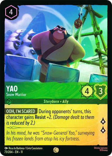 Winterspell - 073/204 - Yao - Snow Warrior - Foil