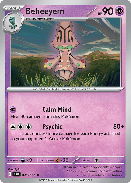 Black Bolt - 041/086 - Beheeyem